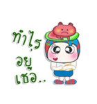 ...Mr. Jame and frog..（個別スタンプ：26）