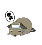 デグーでおへんじ（個別スタンプ：35）