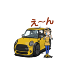 動く私の可愛い車（個別スタンプ：17）