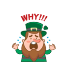 St Patricks Day Leprechaun Stickers（個別スタンプ：14）