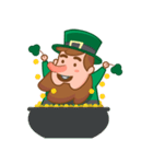 St Patricks Day Leprechaun Stickers（個別スタンプ：17）