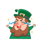 St Patricks Day Leprechaun Stickers（個別スタンプ：24）