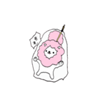 わたあめライオン（個別スタンプ：5）