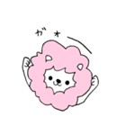 わたあめライオン（個別スタンプ：6）
