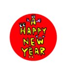 Her name is Lilly . HAPPY NEW YEAR ver（個別スタンプ：2）