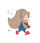 顔芸じゃないけど（個別スタンプ：21）