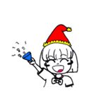 Girl ,Blue Ribbon（個別スタンプ：2）