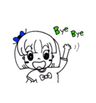 Girl ,Blue Ribbon（個別スタンプ：23）