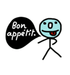 Bonjour (French)（個別スタンプ：8）