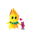 Fiffy the Fire ＆ Todd Teddy（個別スタンプ：33）