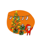 Merry Christmas and Happy New Year (Dot)（個別スタンプ：12）