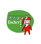 Merry Christmas and Happy New Year (Dot)（個別スタンプ：16）