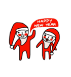 Merry Christmas and Happy New Year (Dot)（個別スタンプ：24）