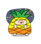 cat of Pineapple（個別スタンプ：1）