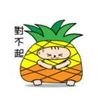 cat of Pineapple（個別スタンプ：34）