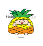 cat of Pineapple（個別スタンプ：35）