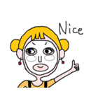 Mask Girl Fay（個別スタンプ：13）