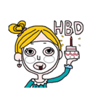 Mask Girl Fay（個別スタンプ：15）