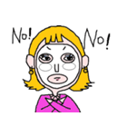 Mask Girl Fay（個別スタンプ：34）