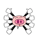 Wonka : pig's head and hands.（個別スタンプ：10）