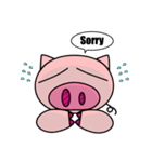 Wonka : pig's head and hands.（個別スタンプ：30）