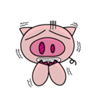 Wonka : pig's head and hands.（個別スタンプ：36）