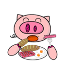 Wonka : pig's head and hands.（個別スタンプ：37）
