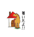 馬好きの馬好きによる馬好きの為のスタンプ（個別スタンプ：4）