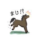 馬好きの馬好きによる馬好きの為のスタンプ（個別スタンプ：35）