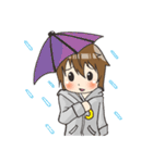 Boy little wolf（個別スタンプ：11）