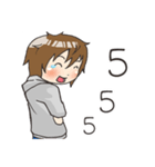 Boy little wolf（個別スタンプ：14）