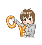 Boy little wolf（個別スタンプ：17）