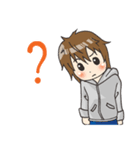 Boy little wolf（個別スタンプ：22）