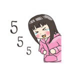 Girl little pig（個別スタンプ：14）