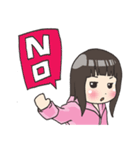 Girl little pig（個別スタンプ：15）