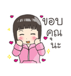 Girl little pig（個別スタンプ：17）