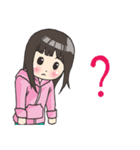 Girl little pig（個別スタンプ：22）