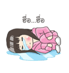 Girl little pig（個別スタンプ：34）