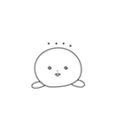 愉快な猫とアザラシ（個別スタンプ：8）