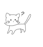 愉快な猫とアザラシ（個別スタンプ：9）