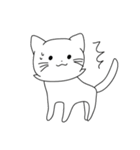 愉快な猫とアザラシ（個別スタンプ：10）