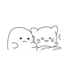 愉快な猫とアザラシ（個別スタンプ：11）