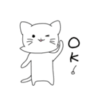 愉快な猫とアザラシ（個別スタンプ：20）