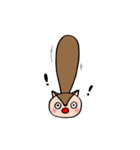 いつも一生懸命なしっぽりす（個別スタンプ：9）
