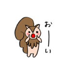 いつも一生懸命なしっぽりす（個別スタンプ：15）