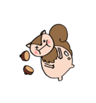 いつも一生懸命なしっぽりす（個別スタンプ：37）