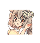 Kemonomimi girl（個別スタンプ：4）