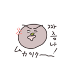 まんまるおもちの韓国語（個別スタンプ：6）