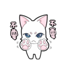 White cat's daily-2（個別スタンプ：1）