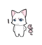 White cat's daily-2（個別スタンプ：2）